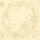 Serviettes Duni étoile crème brillante 33x33cm