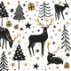 Serviettes Duni hiver magique 33x33 cm