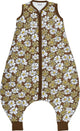 Meyco bébé vintage fleur bébé hiver sommeil salopette pull - chocolat - 80 cm - 2,0 tog