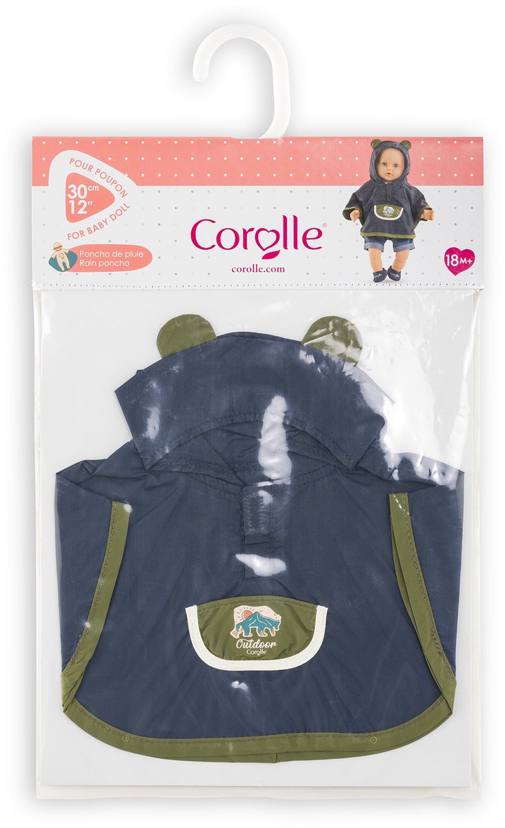 Poncho de pluie Corolle petit explorateur - 30cm