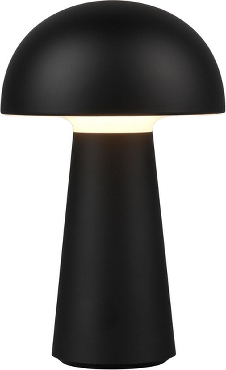 Rl live your light reality lennon - lampe de table - noir - incl. 1x smd 2w - rechargeable - lampe d'extérieur - dimmable - éclairage extérieur - ip44