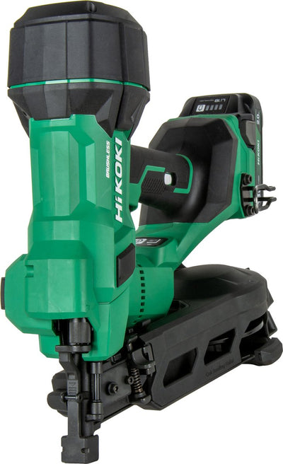 Hikoki NV1845DA W6Z - Cloueur à asphalte 18 volts pour clous à asphalte de 19 à 38 mm en HSC IV fourni sans piles ni chargeur - Première mondiale