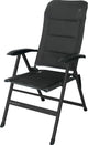 Eurotrail chaise de camping kendal 47 x 44 x 120 cm polyester - anthracite