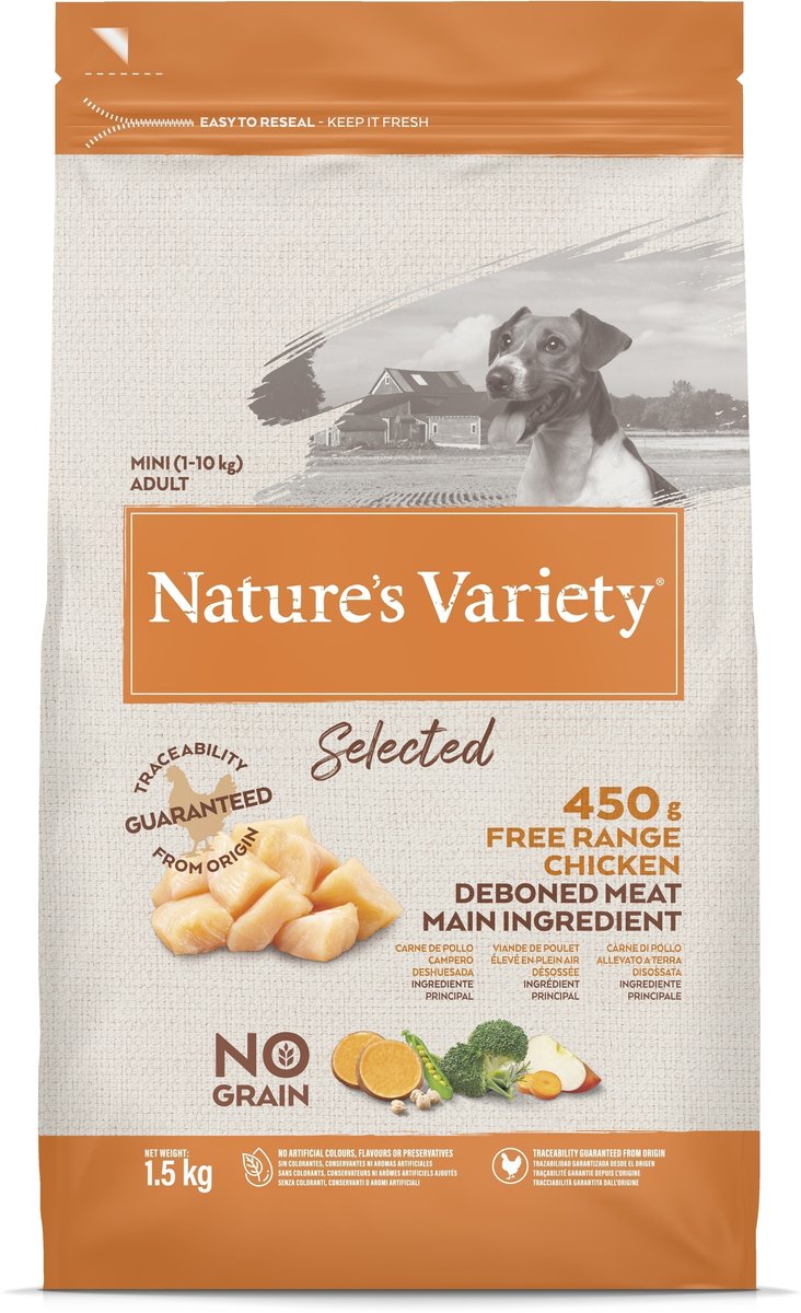 Natures Variété sélectionnée Adulte Mini Free Range Chicken
