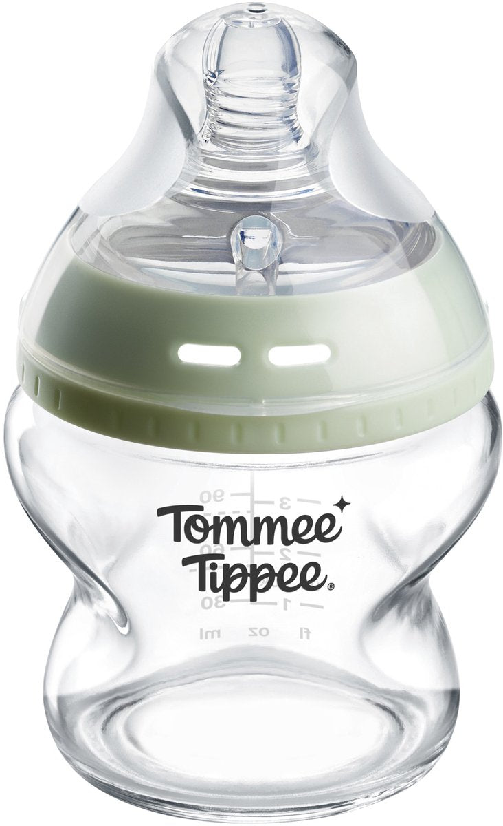 Biberon naturel en verre Tommee tippee - 1 biberon 150 ml - 0 mois+
