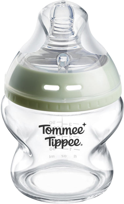Biberon naturel en verre Tommee tippee - 1 biberon 150 ml - 0 mois+