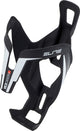 Porte-bidon Elite vico carbone noir mat avec graphismes plus blancs