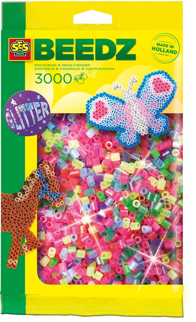SES Perles de repassage - paillettes, 3000st.