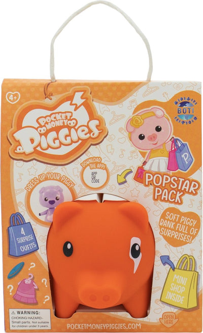 Figurine de jeu Boti pockey money piggies avec tirelire pack popstar