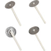 Mèches pour bougies en bougeoir, adaptées aux bougeoirs d'un diamètre de 20-65 mm, l : 3,5 cm, épaisseur 2 mm, 100 pièces 1 boîte
