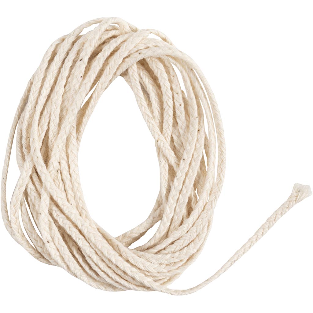 Creativ Company Wick pour baptisé (dia. 15-22 mm) et bougies coulées (diapositive 40-60 mm), 3M
