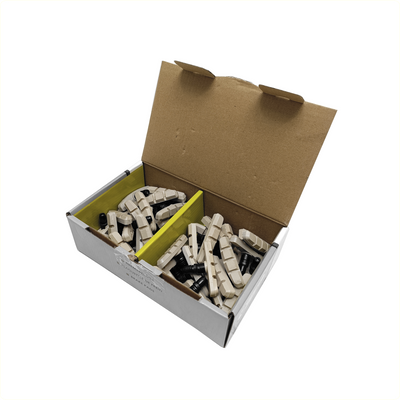 FALKX FALKX Poussinets de frein V-frein blanc pour 25 paires