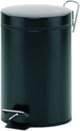 Poubelle à pédale Kela Monaco - 3 l - noir -