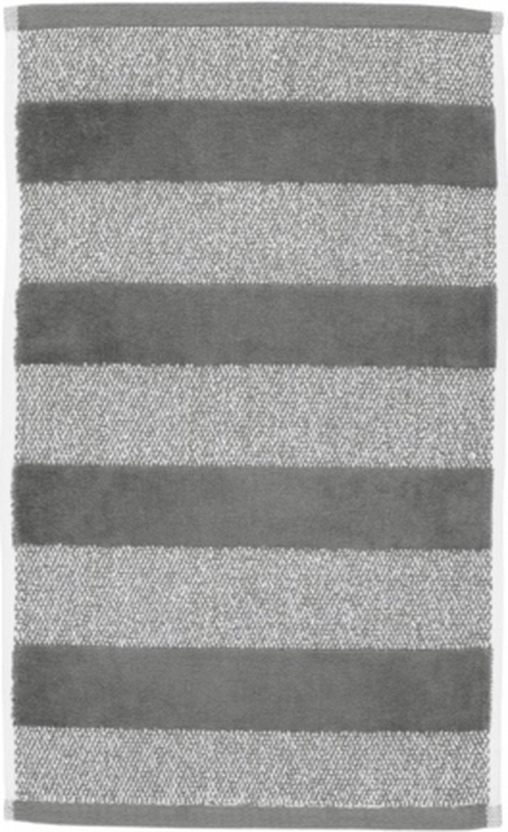 Beddinghouse pure stripe - serviette invité - 30x50cm - anthracite