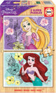 Educa -puzzle en bois - 2x25 pièces - princesse disney.