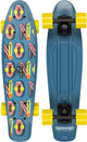 Nijdam flipgrip skateboard - gamester - bleu jaune