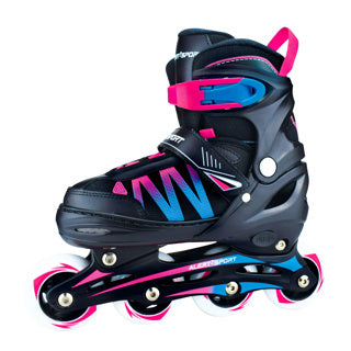 Alerte Alerte en ligne Skates Taille 35-38 Rose Blue Black