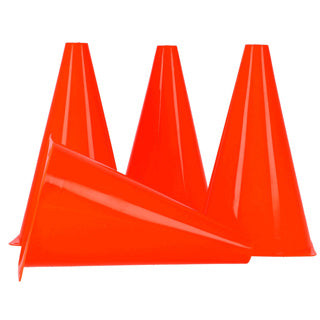 Alerte Pilons extérieurs 23x13 cm 4 pièces orange