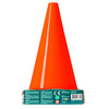 Alerte Pilons extérieurs 23x13 cm 4 pièces orange
