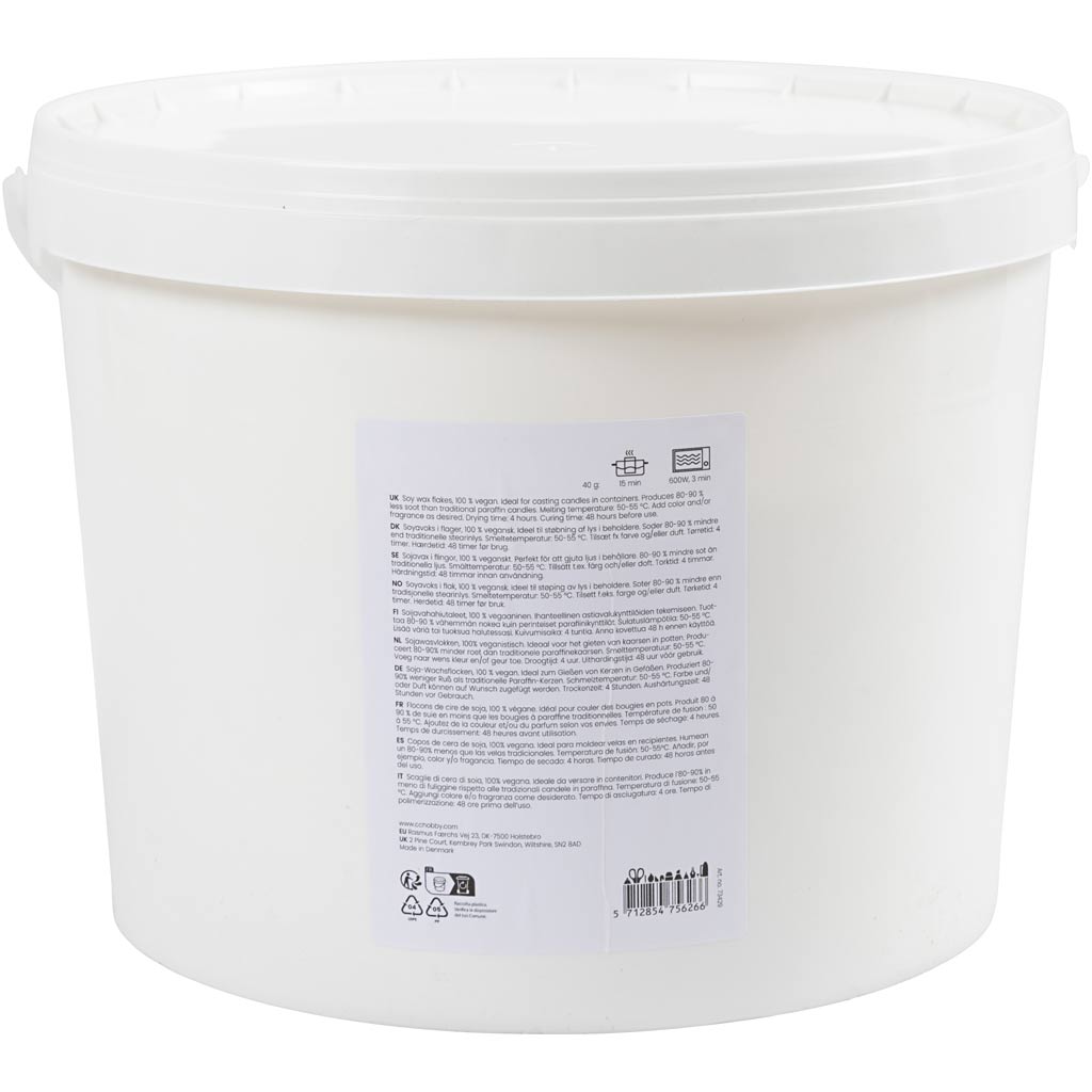 Cire de soja Creativ Company, 5 kg 1 boîte