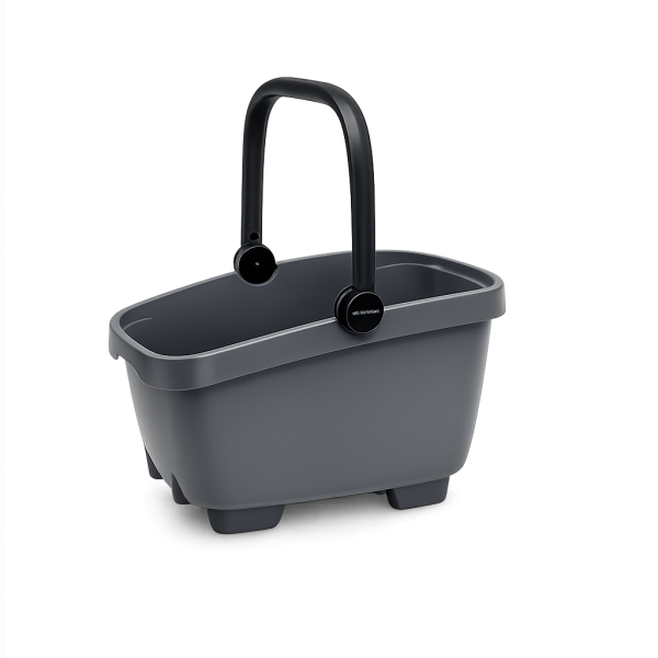 Newlooxs new looxs panier tondeuse 28l avec poignée mik2 anthracite