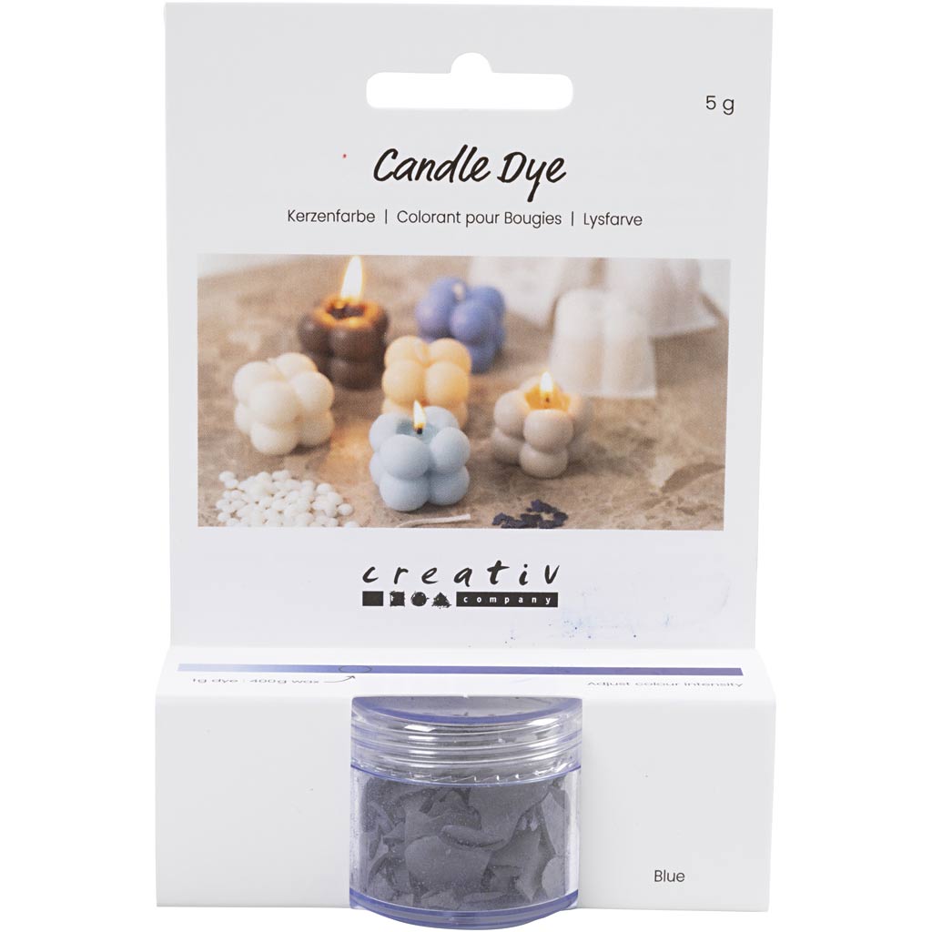 Teinture pour bougie Creativ company, bleu, 5 gr 1 boîte
