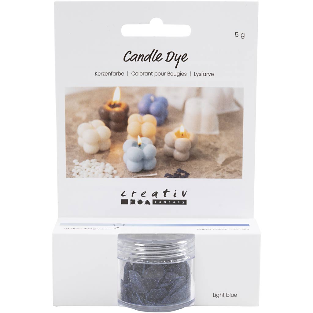 Teinture pour bougie Creativ company, bleu clair, 5 gr 1 boîte