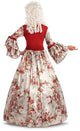 Living costumes juinsa - costume de princesse baroque à fleurs pour femme - xl