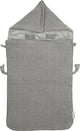 Chancelière bébé noeuds Meyco - gris - 40x82cm