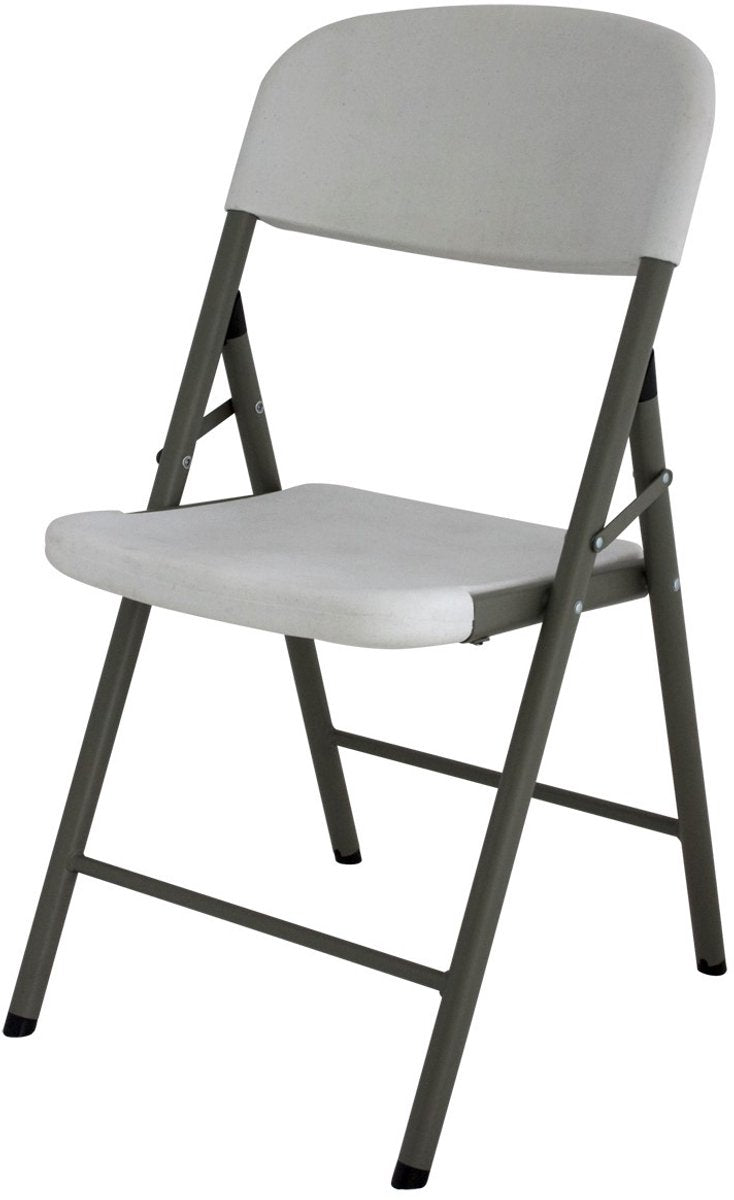 Chaise pavillon Eurotrail - chaise de camping - blanc gris