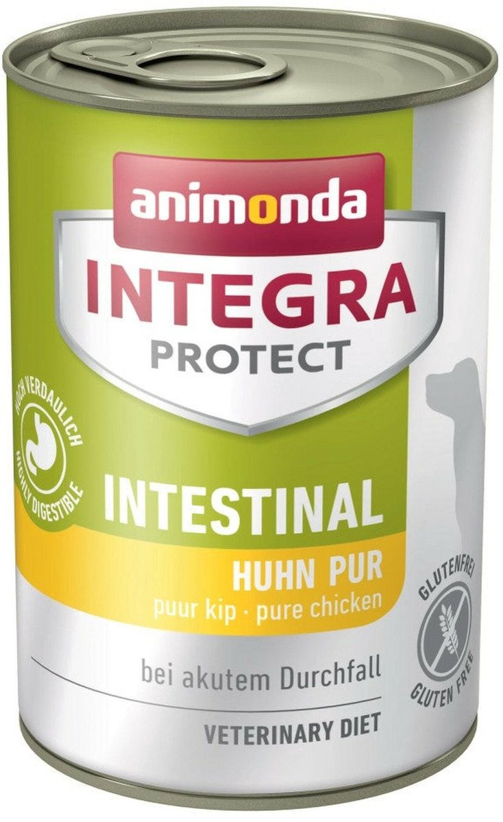 Animonda integra protector intestinal - aliment diététique pour chiens - riz au poulet - pour diarrhée aiguë - 12 x 400g