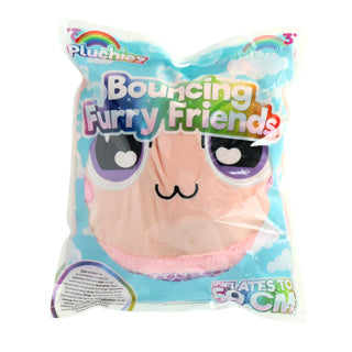 Balle Pluchiez rebondissant à fourry 50 cm assorti