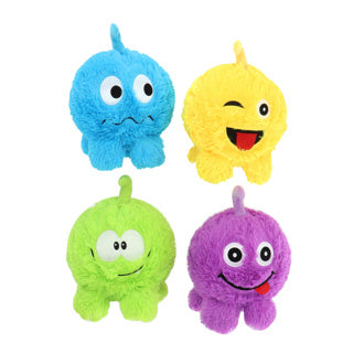 Balle Pluchie rebondissant ami duveteux à fourrure 23 cm assorti