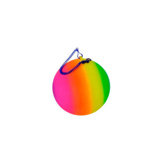 Boule arc-en-ciel sur cordon, 21 cm