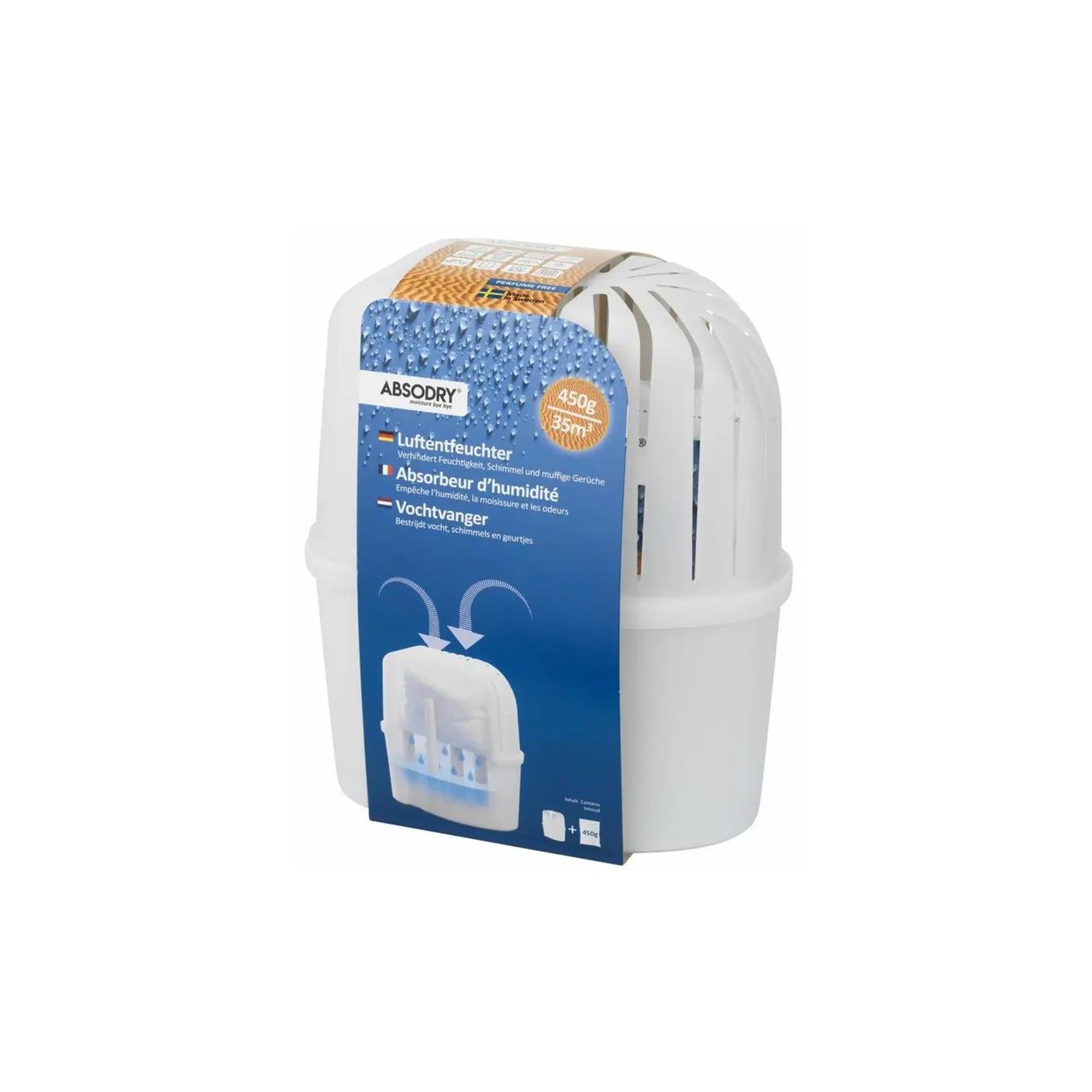 Absodry absorbeur d'humidité + recharge 450gr