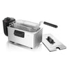 Emerio df-120482 friteuse 3l 2000w acier inoxydable noir