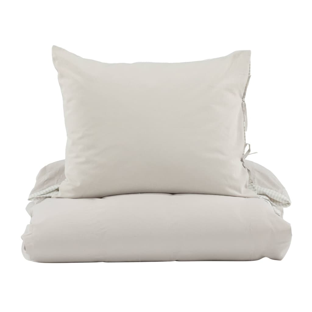 Couverture de couette à domicile de Venture Home Jenna 200x150 cm sable de coton -colore