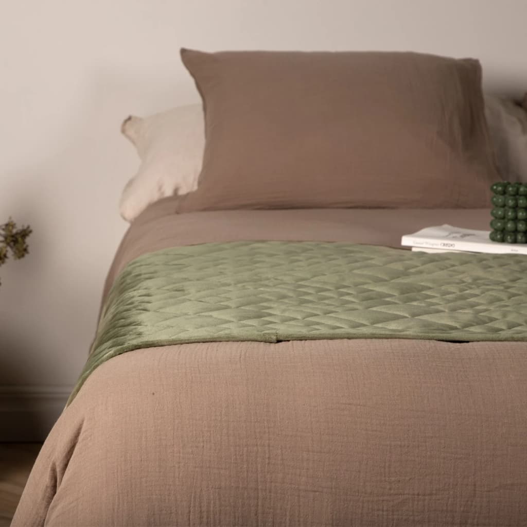 Venture Home Venture Home Bedsprey Jilly 80x260 cm Green en polyester