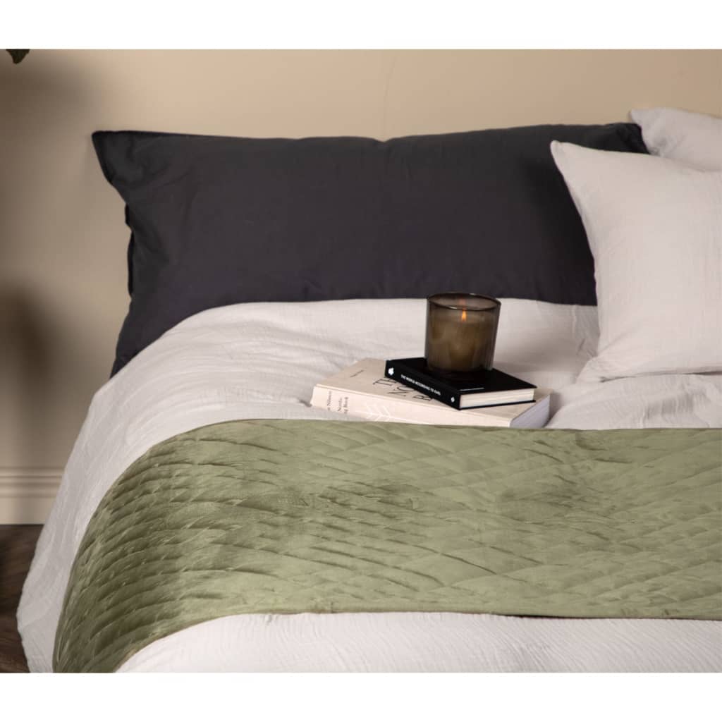 Venture Home Venture Home Bedsprey Jilly 80x260 cm Green en polyester