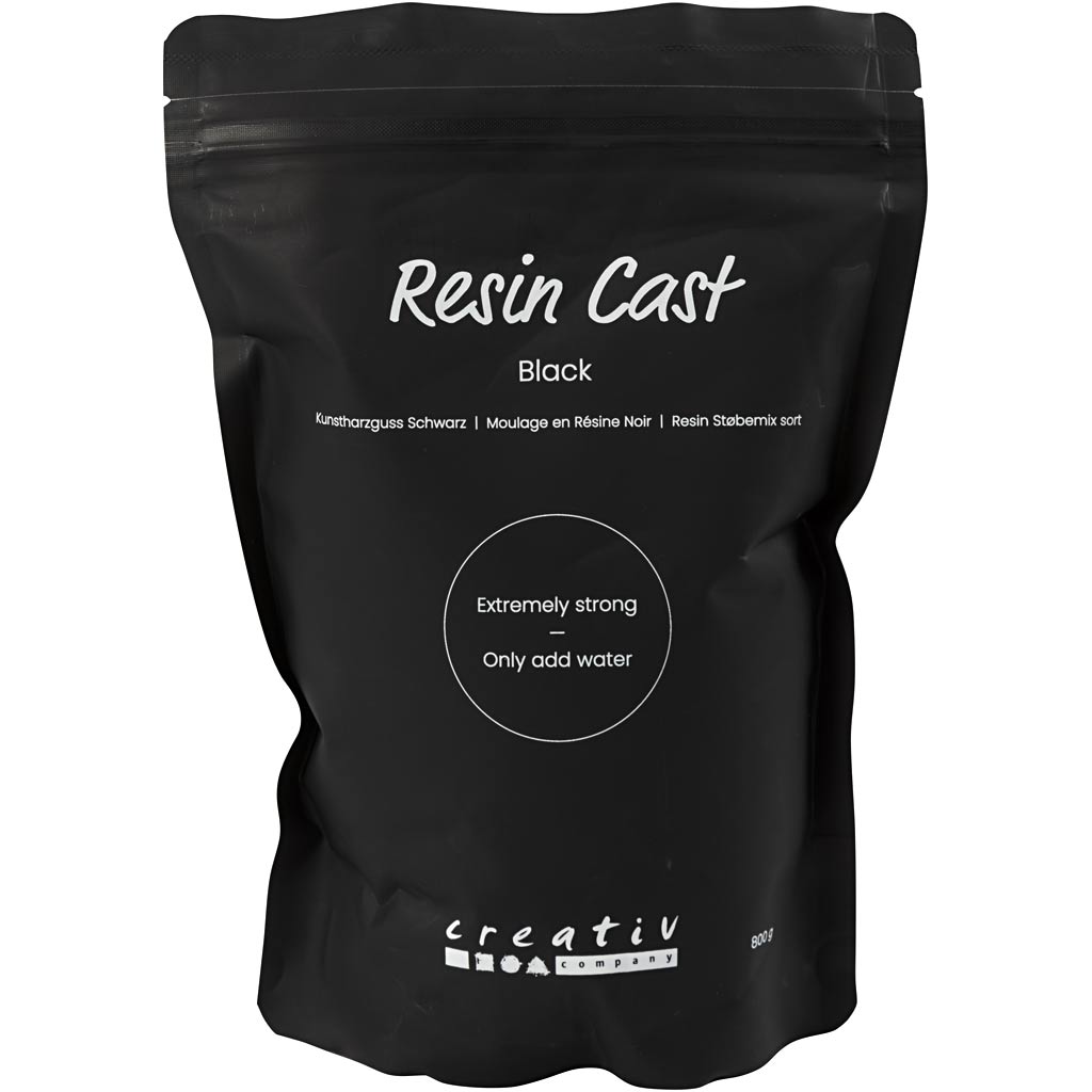 Creativ company résine coulée noir, noir, 800 gr 1 boîte