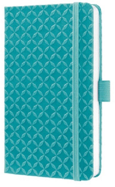 Sigel - notebook - jolie flair - a6 - hardcover - 174 pages - line - 80 gram paper - aqua green - si-jn102