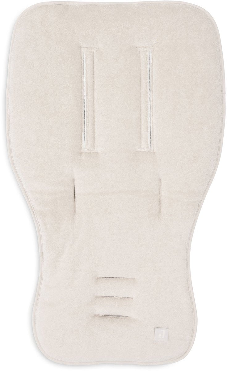 Insert de poussette Jollein buggy - insert de coussin - coton éponge - nougat