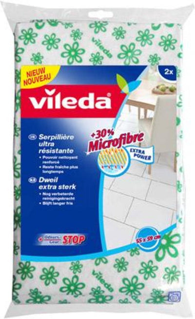 Vileda 1061461 - vadrouille verte originale 2pk | 6 pièces
