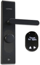 Serrure intelligente Loqed Touch - serrure de porte intelligente - avec intégration de maison intelligente - pont, accès par code cylindre - noir