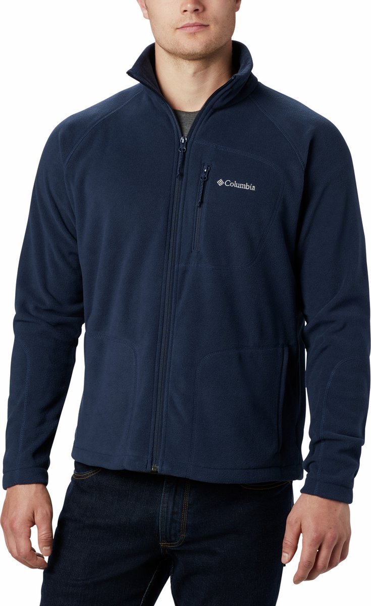 Columbia fast trek™ ii pull polaire à fermeture éclair complète - pull polaire à fermeture éclair complète - veste polaire homme - bleu - taille xxl