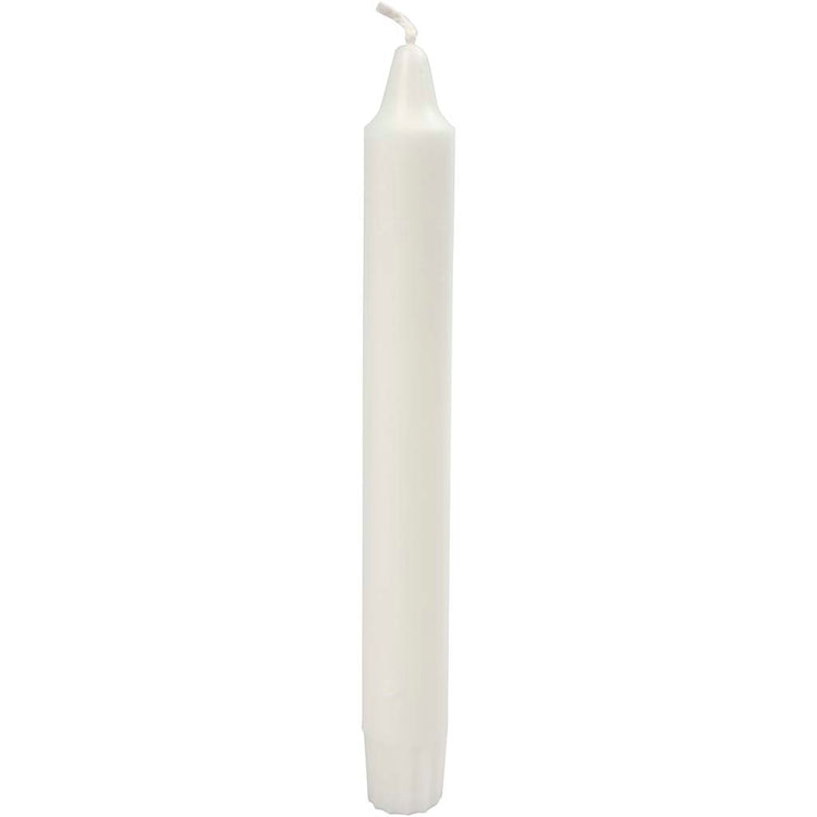 Bougies de compagnie Creativ, H: 20 cm, D 23 mm, blanc, 30 pièces 1 boîte