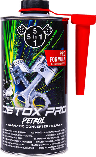 5en1 essence detox pro 1 litre - nettoyant et lubrifiant essence