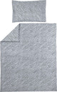 Meyco housse de couette bébé zèbre enfant - gris - 120x150cm