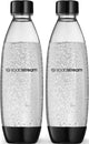 Bouteille fusible Sodastream lavable au lave-vaisselle 1l - paquet de 2