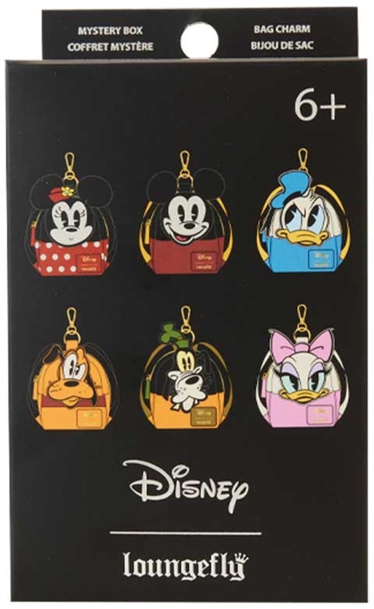 Loungefly Mickey et ses amis par bag charm boîte mystère présentoir (15) broches - 1 pièce